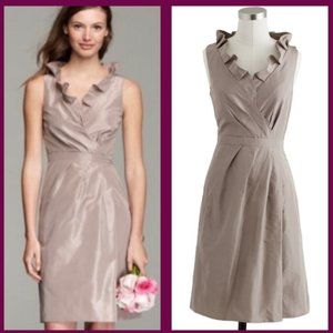 Jcrew Taupe/ Cream colored Cocktail dress